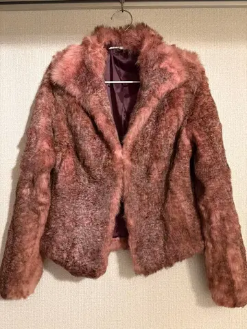 [ 빈티지 ] ANAYI 핑크 퍼 자켓