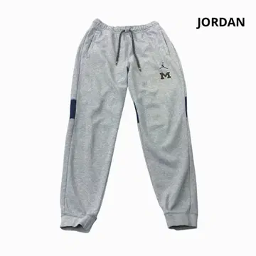 JORDAN MICHIGAN 스웨트 팬츠 미시건 프린트 그레이 S