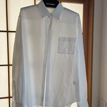 JIL SANDER 화이트 긴팔 셔츠