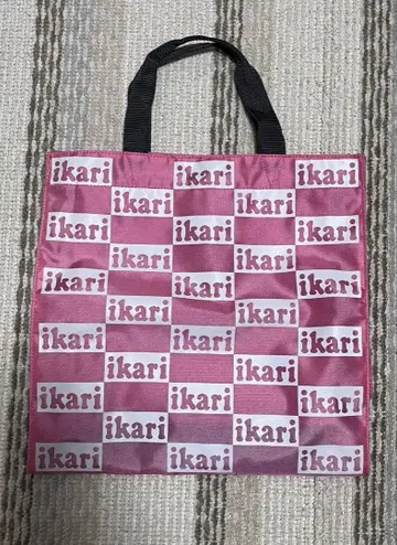 ikari 에코백 핑크