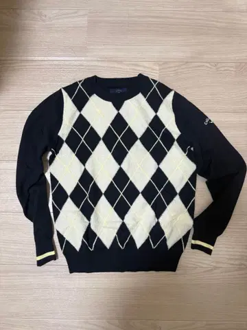 Callaway 네이비 아가일 스웨터 M 사이즈