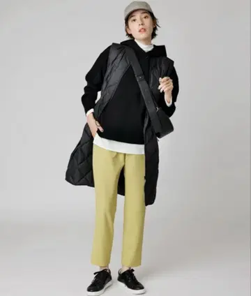 다운 베스트 베스트 [ TAION x UNFILO ] 퀼팅 다운 베스트