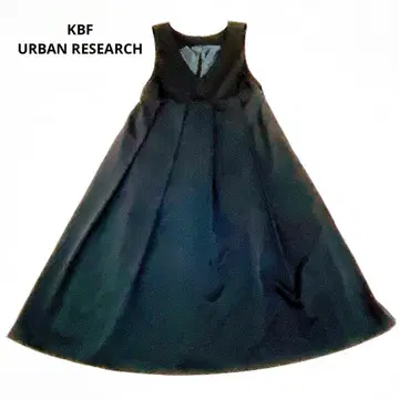 KBF 어반 리서치 V넥 BIG 플리츠 오버롤 스커트 블랙 (세탁 가능)