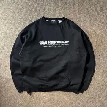 00s Sean John XXL 숀 존 맨투맨 트레이닝복 블랙