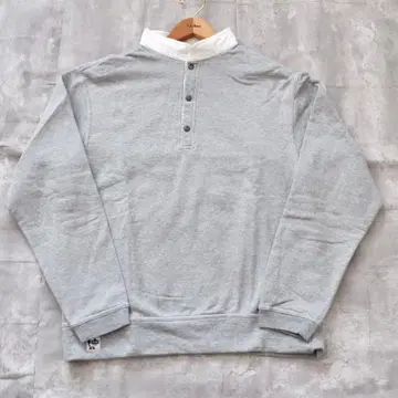 허리케인 탑 그레이 맨투맨 트레이닝복 가디건 USA제 코튼