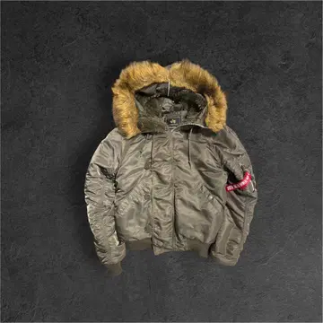 90s ALPHA 퍼 자켓