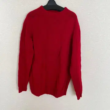 Harley of Scotland 빨간색 니트 스웨터