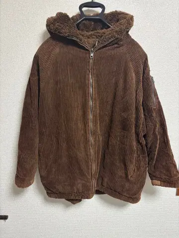 리버서블 브라운 코듀로이 자켓