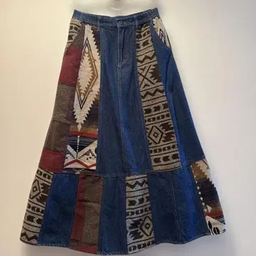 티티카카 플레어 롱 스커트 M