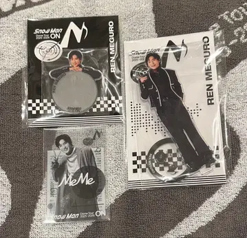 SnowMan Dome Tour ON 메구로 렌 굿즈 3세트