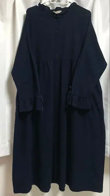 프릴 소매 원피스 블랙 사만사 모스모스