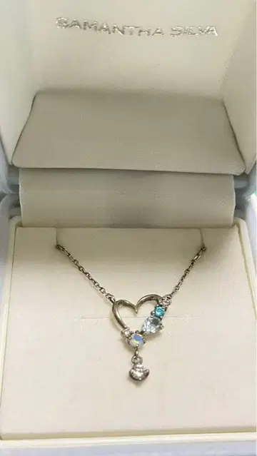 Samantha 티아라 실버 목걸이