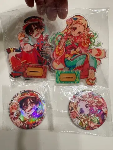 지박소년 하나코 군 아크릴 스탠드 캔뱃지 세트