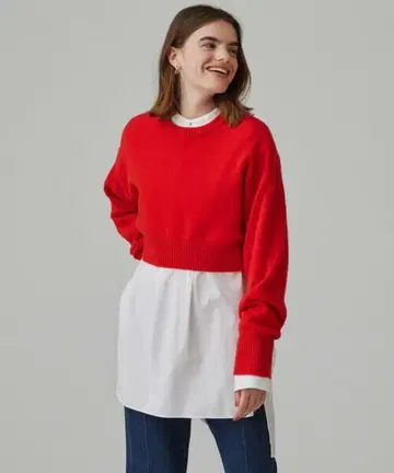 투모로우랜드 라무 캐시미어 숏 풀오버