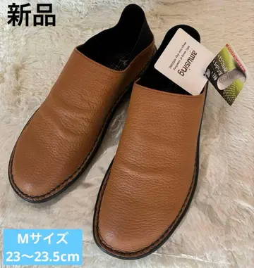 택 포함 새상품 가죽 슬립온 2way M 사이즈 23~23.5cm