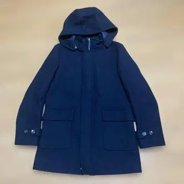 빔즈 네이비 후드 부착 코트 (가격 인하 가능)