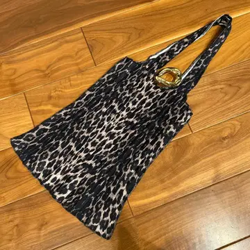 CELERI LEOPARD BIG PLEATS BAG 셀리 레오파드