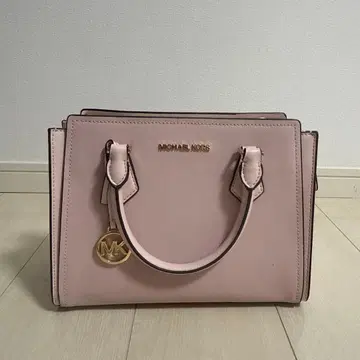 새상품급 중고 Michael Kors 가죽 핸드백 핑크