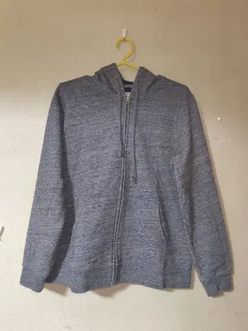 시마무라 CLOSSH 후드 부착 집업 후드티 M 그레이 벨로아 속기모