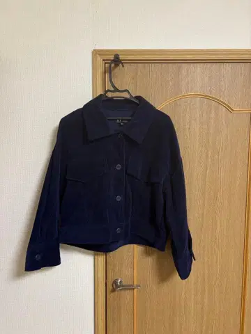 ZARA TRF 네이비 코듀로이 자켓