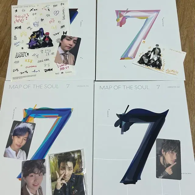 방탄소년단 map of the soul 개봉앨범 포토카드 일괄 bts