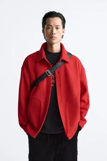 ZARA 릴랙스 핏 셔츠 자켓 L 사이즈