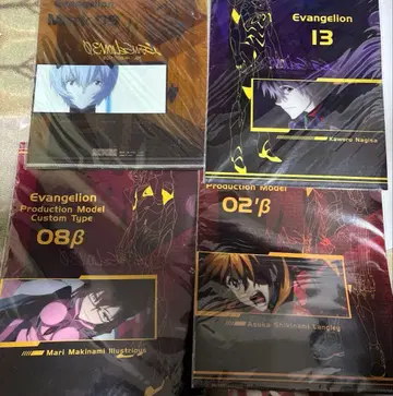 에반게리온 클리어 파일 세트 마리 아야나미 레이 아스카 나기사 카오루