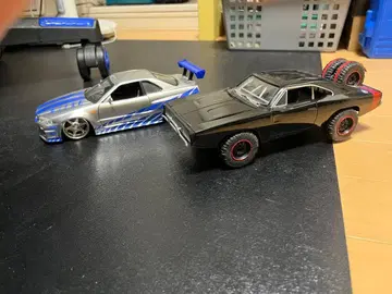 스카이라인 GT-R & 닷지 차저 미니카 세트 와일드 스피드