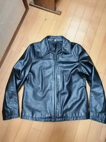 소가죽 블랙 자켓 L 사이즈