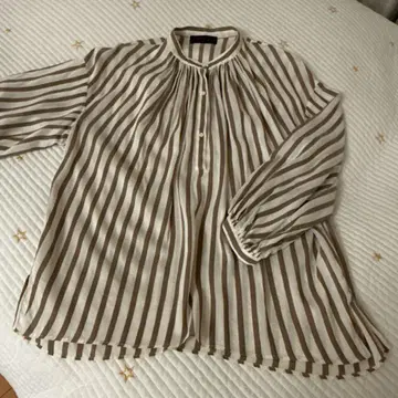 블라우스 (브라운 계열) 스트랩