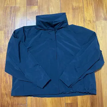 유니클로 윈드프루프 스탠드 블루종