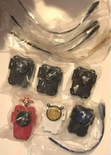 베이블레이드 런처 6개 묶음 세트 와인더 5개 스트링 1개