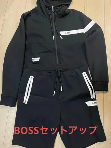 BOSS 블랙 저지 세트 M 사이즈