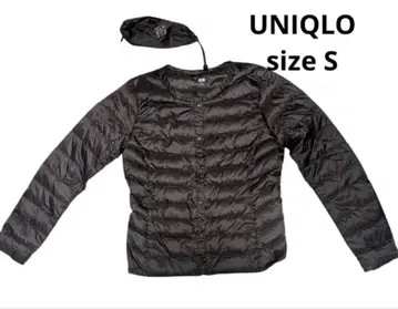 수납 봉투 포함 UNIQLO 사이즈 S 울트라 라이트 다운 자켓 브라운