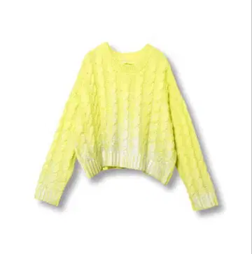 OSMOSIS 그라데이션 케이블 니트 풀오버