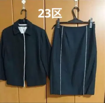 택 포함 23구 네이비 스커트 셋업 사이즈 38