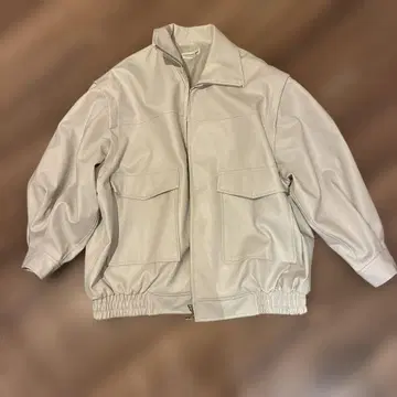 차오패닉 티피 인조 가죽 2WAY 스탠드 블루종 아이보리