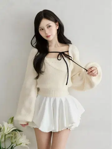 Darich 아지메 레이어드 니트탑 IVO