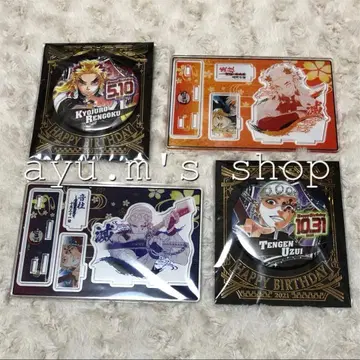 귀멸의 칼날 렌고쿠 & 텐겐 명장면 디오라마 피규어 벌스데이 생일 세트