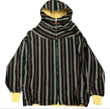 EURO 빈티지 에스닉 패턴 후디 / 라스타 패턴