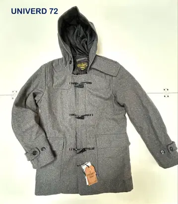 [미사용 택 포함] UNIVERD72 더플 코트 M 사이즈 그레이