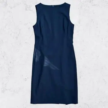 theory 띠어리 슬리브리스 원피스 무릎 기장 깔끔한 네이비 S~M