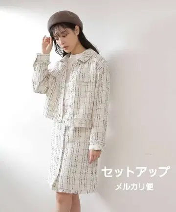 JILL by JILLSTUART 화이트 트위드 셋업