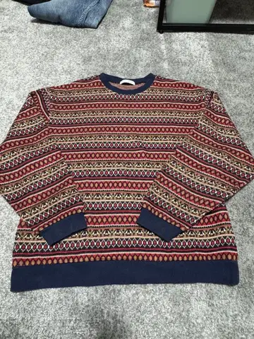 JOURNAL STANDARD 기하학 패턴 니트 스웨터