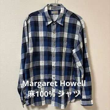 Margaret Howell 린넨 100% 셔츠