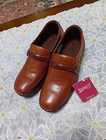 Sporth 스포리스 브라운 가죽 로퍼