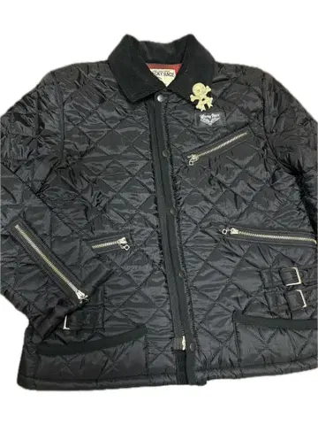 WACKY RACE 퀼팅 자켓 블랙 XL 와키 레이스