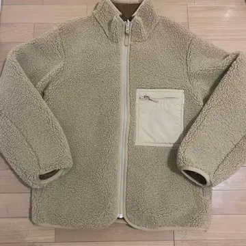 유니클로 U 보아 플리스 리버서블 자켓 L