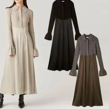 프레이 아이디 폴로 카라 니트 원피스