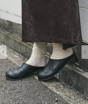 블랙 사보 샌들 S 사이즈